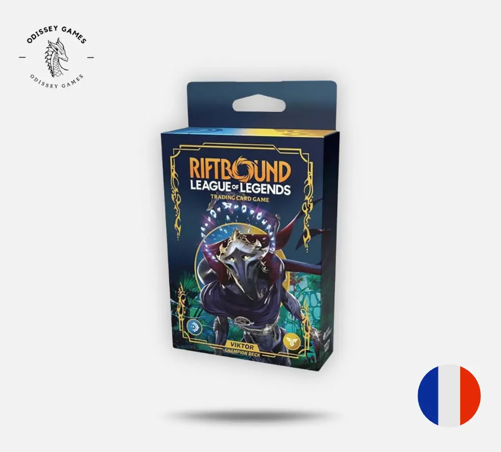 Mazo de orígenes de campeón del juego de cartas de League of Legends: Viktor (Francés)