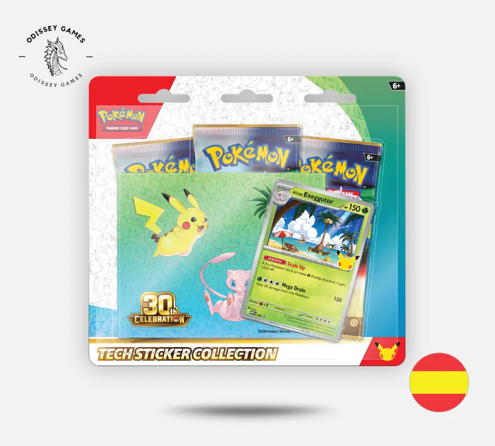Colección con pegatinas especiales de Celebración 30.º Aniversario